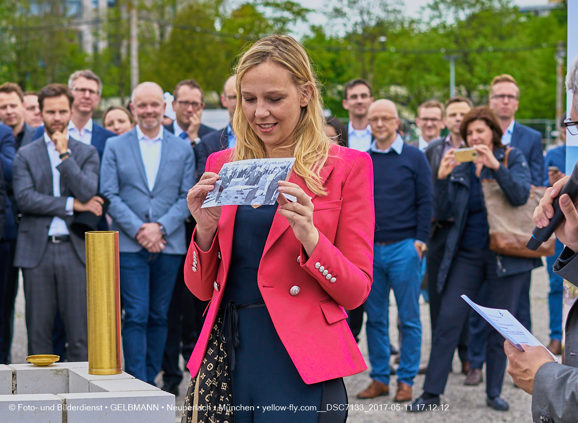 11. Mai 2017 - Grundsteinlegung für die LOGE und dem Kulturquadrat in Neuperlach